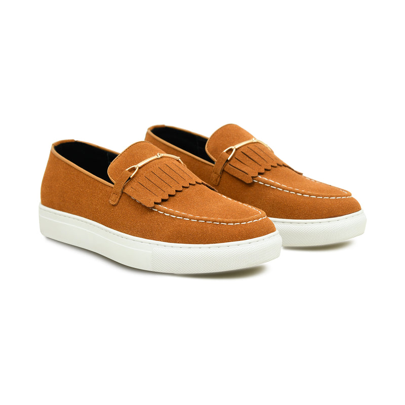 Pelle Luxur Tommaso Brown Loafer Shoes For Men
