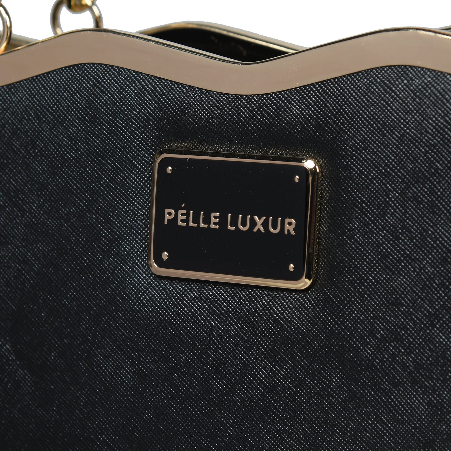 Pelle Luxure Satchel in Pink, White, and Black – Fashion Meets Function