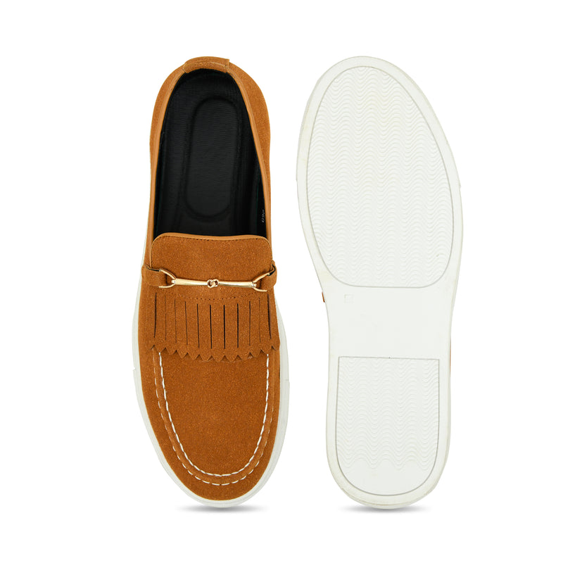 Pelle Luxur Tommaso Brown Loafer Shoes For Men