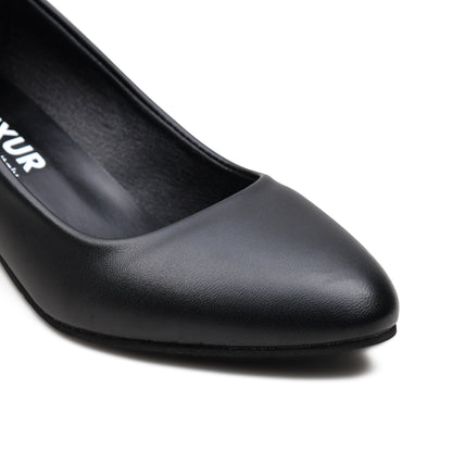 Pelle Luxur Jolanda Black Pumps For Women