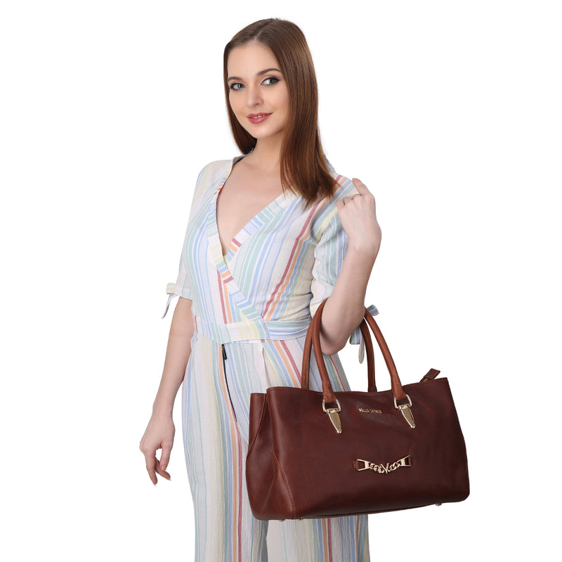 Cloven Medium Satchel Handbag