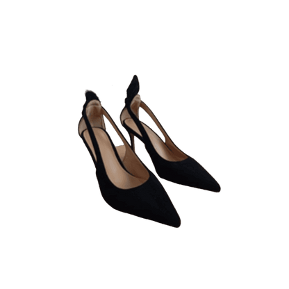 Pelle Luxur Lorenza Black Pumps For Women