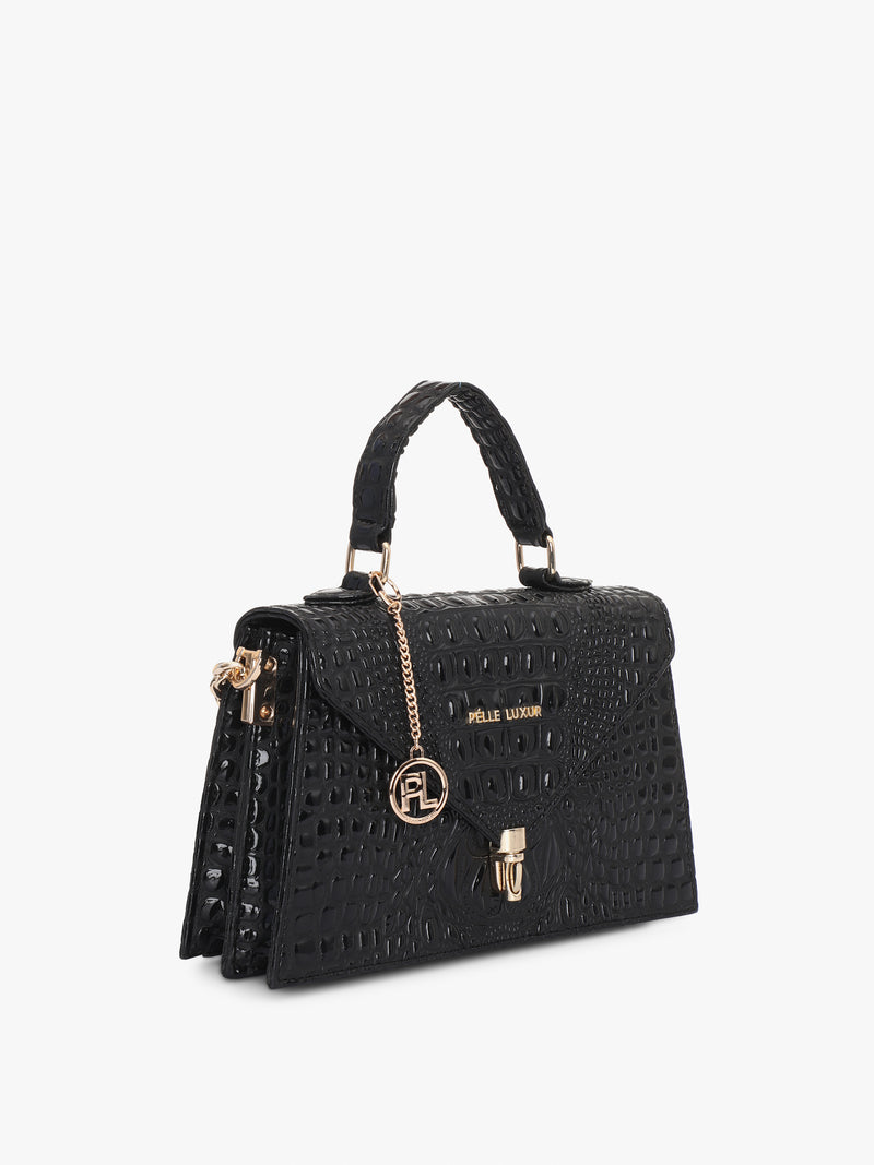 Pelle Luxur Women's Linda Satchel Bag | Ladies Purse Handbag