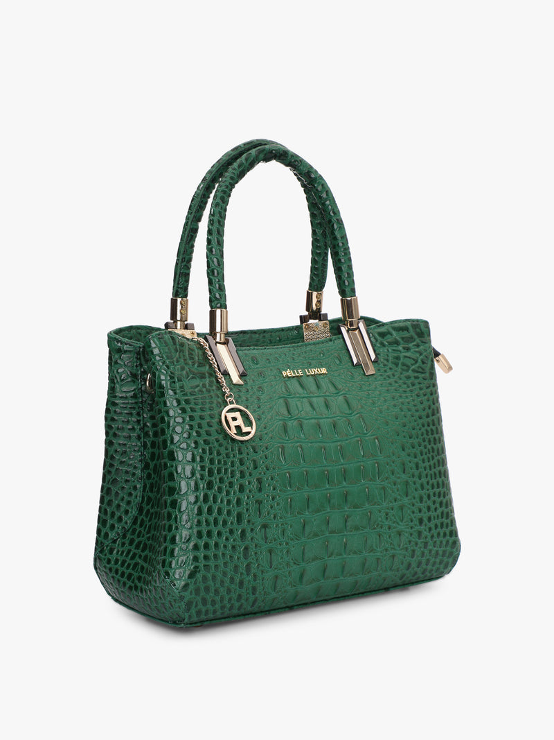 Pelle Luxur Women's Francesca Satchel Bag | Ladies Purse Handbag