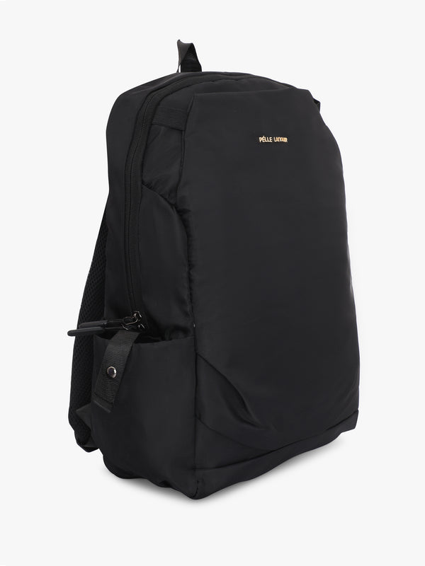 Pelle Luxur Women's /Men's Black Color Backpack