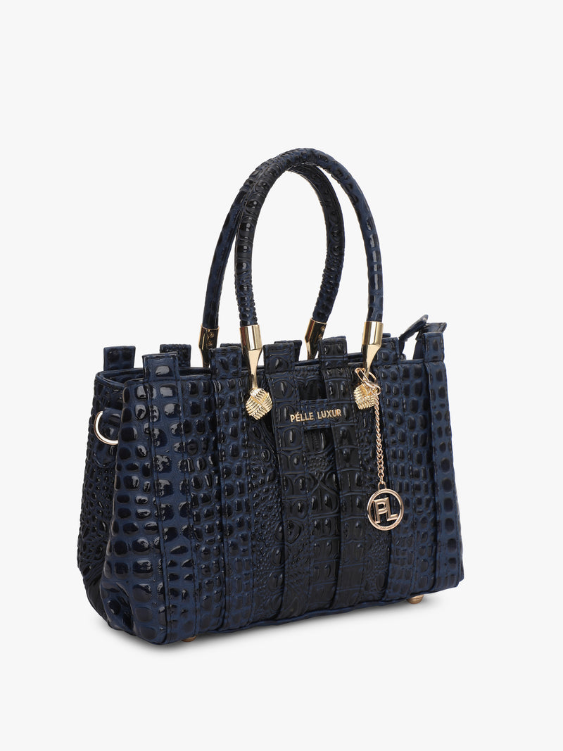 Pelle Luxur Women's Daniella Satchel Bag | Ladies Purse Handbag