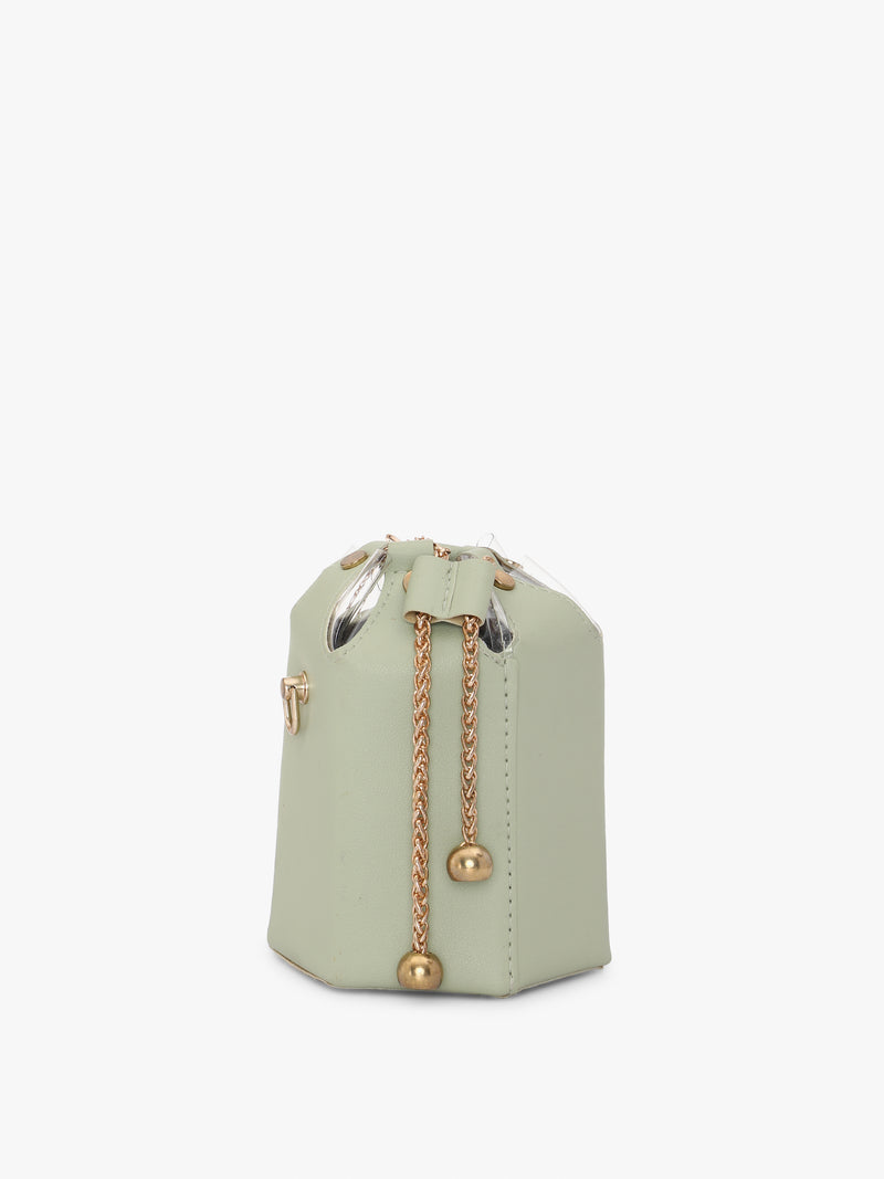 Pelle Luxur Women's Mint Green Satchel Bag