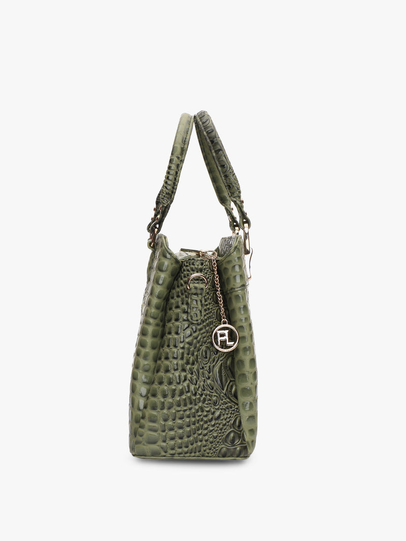 Pelle Luxur Women's Bianca Satchel Bag | Ladies Purse Handbag