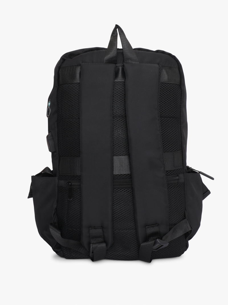 Pelle Luxur Women's /Men's Black Color Backpack