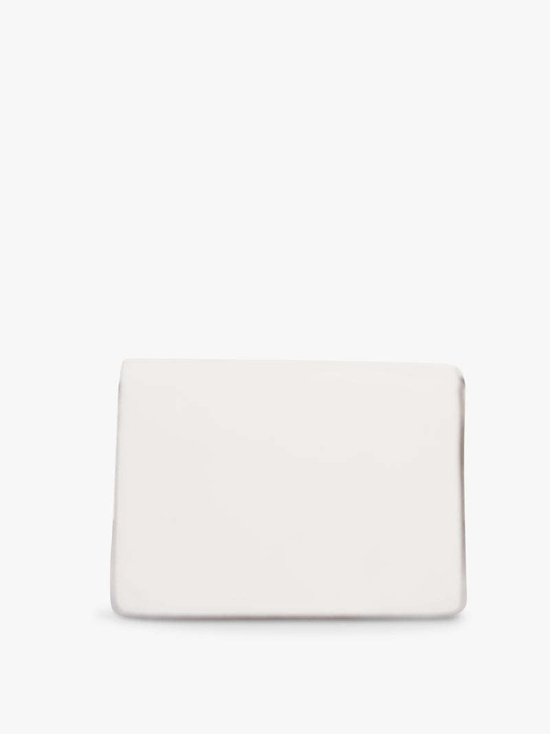 Pelle Luxur Women's White/Brown Satchel Bag