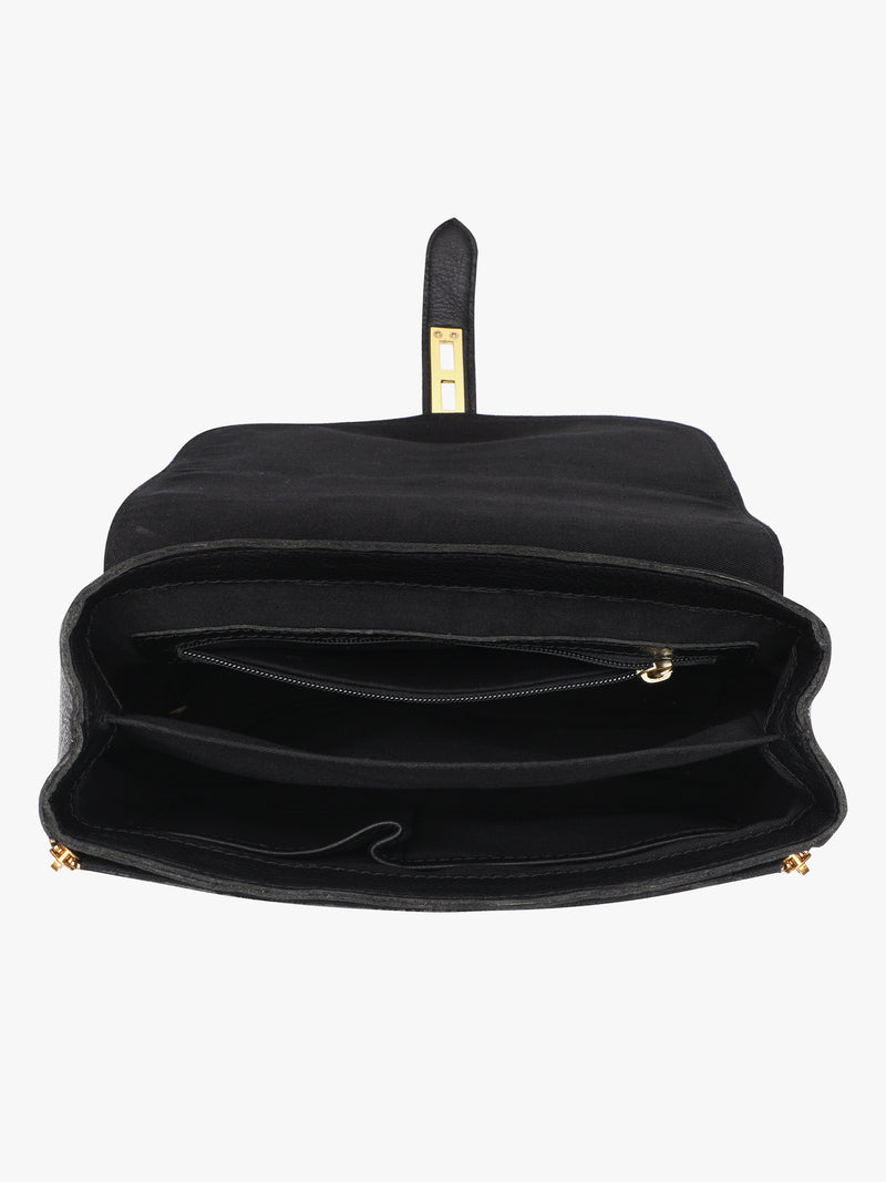 Hyna Medium Satchel Handbag
