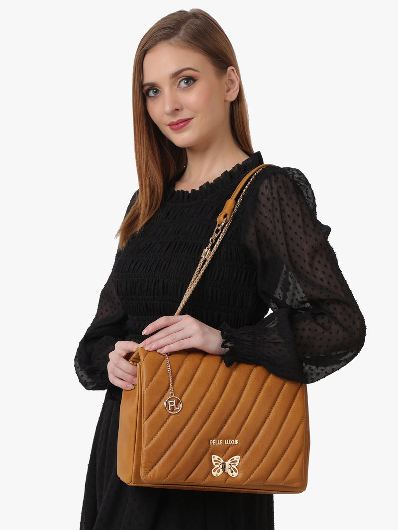 Vetton Medium Satchel Handbag